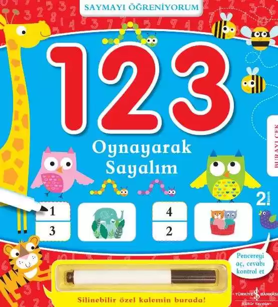 Saymayı Öğreniyorum 1 2 3 Oynayarak Sayalım kapağı