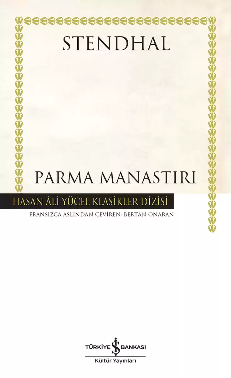 Parma Manastırı – Ciltli kapağı