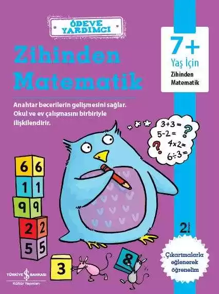 Ödeve Yardımcı Zihinden Matematik 7+ kapağı
