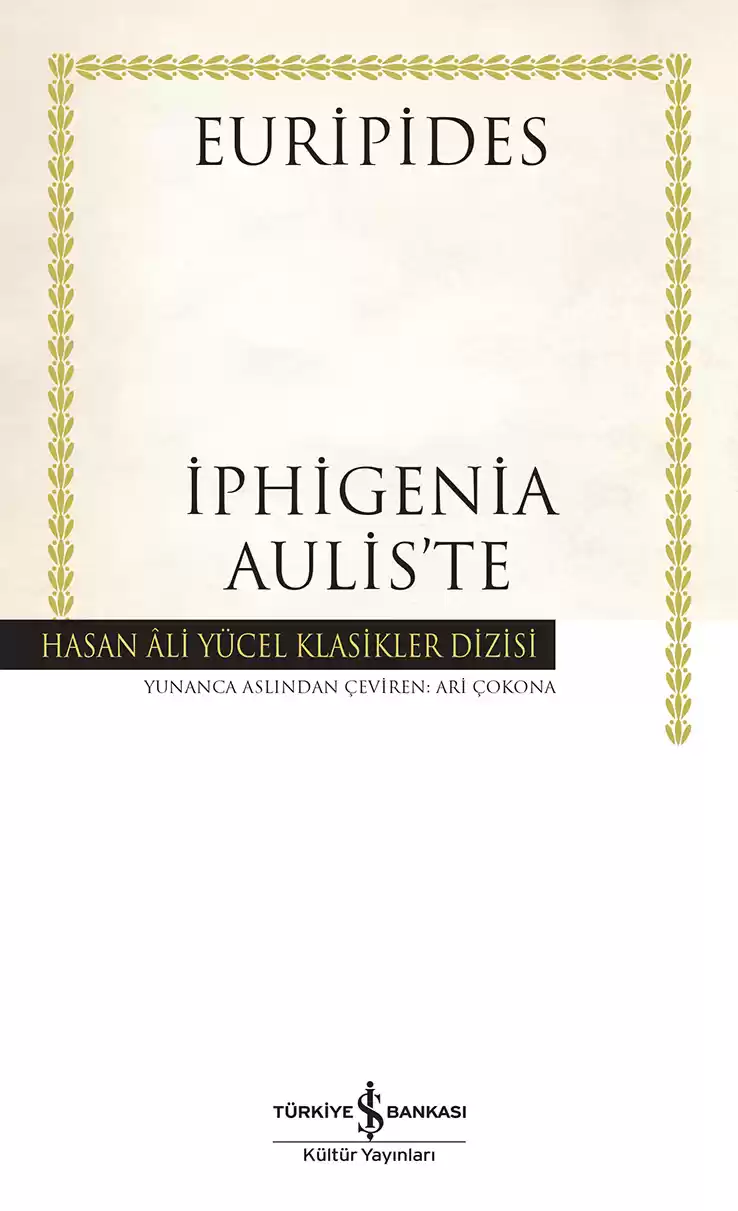 İphigenia Aulis’te – Ciltli kapağı