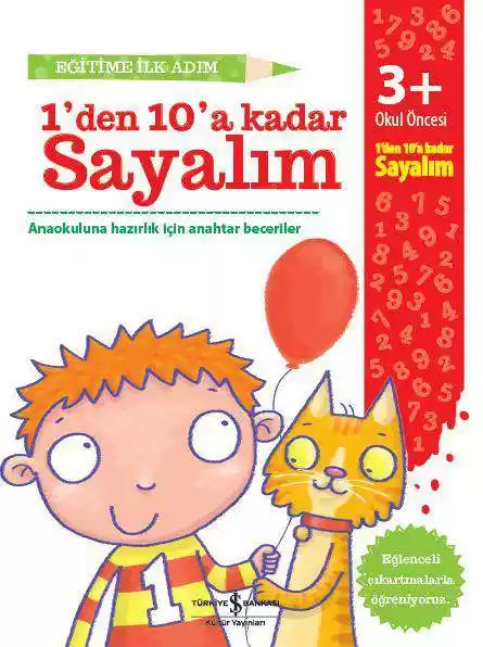 Eğitime İlk Adım 1’den 10’a Kadar Sayalım 3+ kapağı
