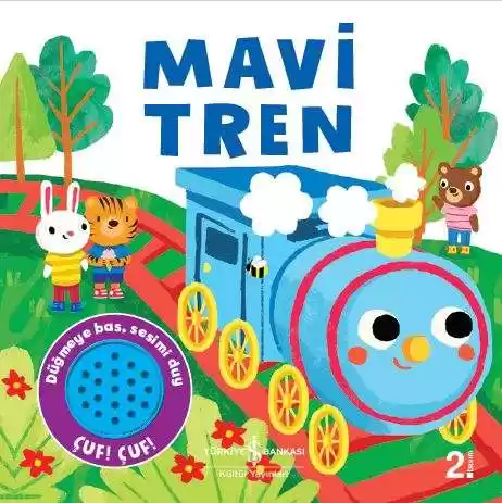 Mavi Tren – Müzikli Kitap kapağı