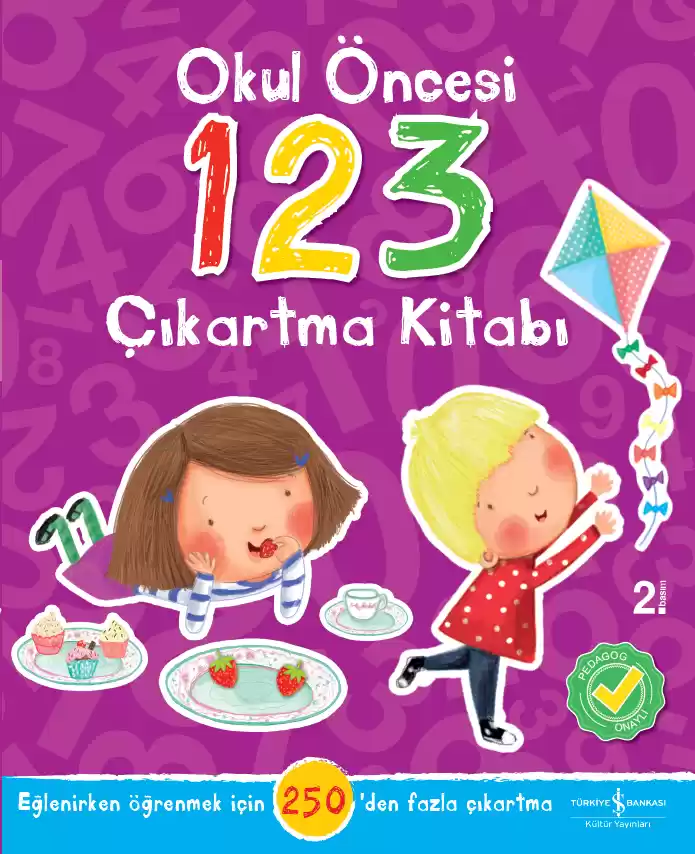Okul Öncesi 123 Çıkartma Kitabı kapağı