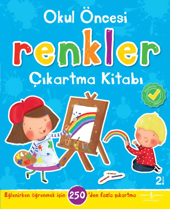 Okul Öncesi Renkler Çıkartma Kitabı kapağı