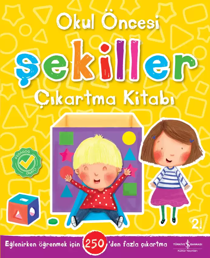 Okul Öncesi Şekiller Çıkartma Kitabı kapağı