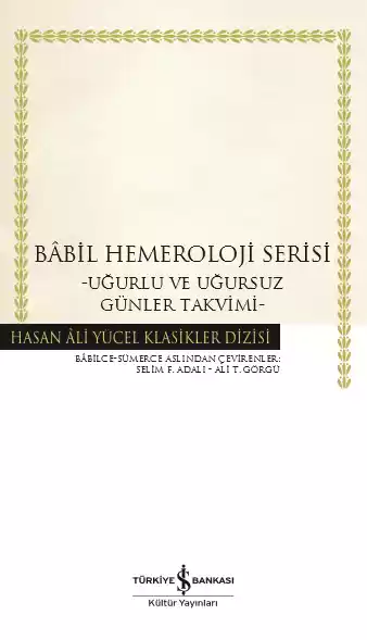 Bâbil Hemeroloji Serisi – Ciltli kapağı