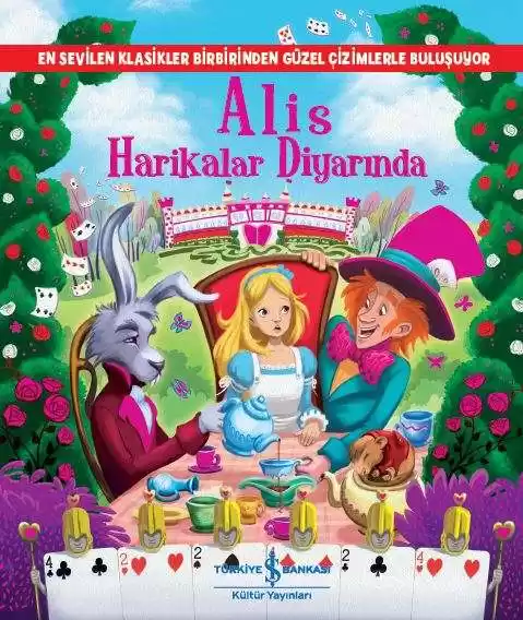Alis Harikalar Diyarında Resimli Klasikler kapağı