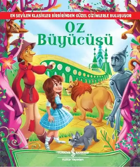 Oz Büyücüsü Resimli Klasikler kapağı