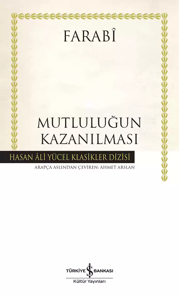 Mutluluğun Kazanılması – Ciltli kapağı