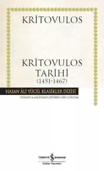 Kritovulos Tarihi (1451-1467) – Ciltli kapağı