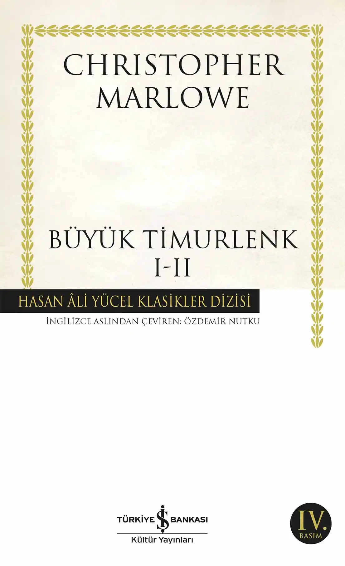 Büyük Timurlenk I-II kapağı