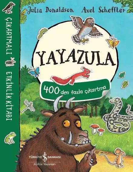 Yayazula Çıkartmalı Etkinlik Kitabı kapağı