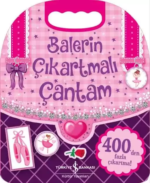 Balerin Çıkartmalı Çantam kapağı