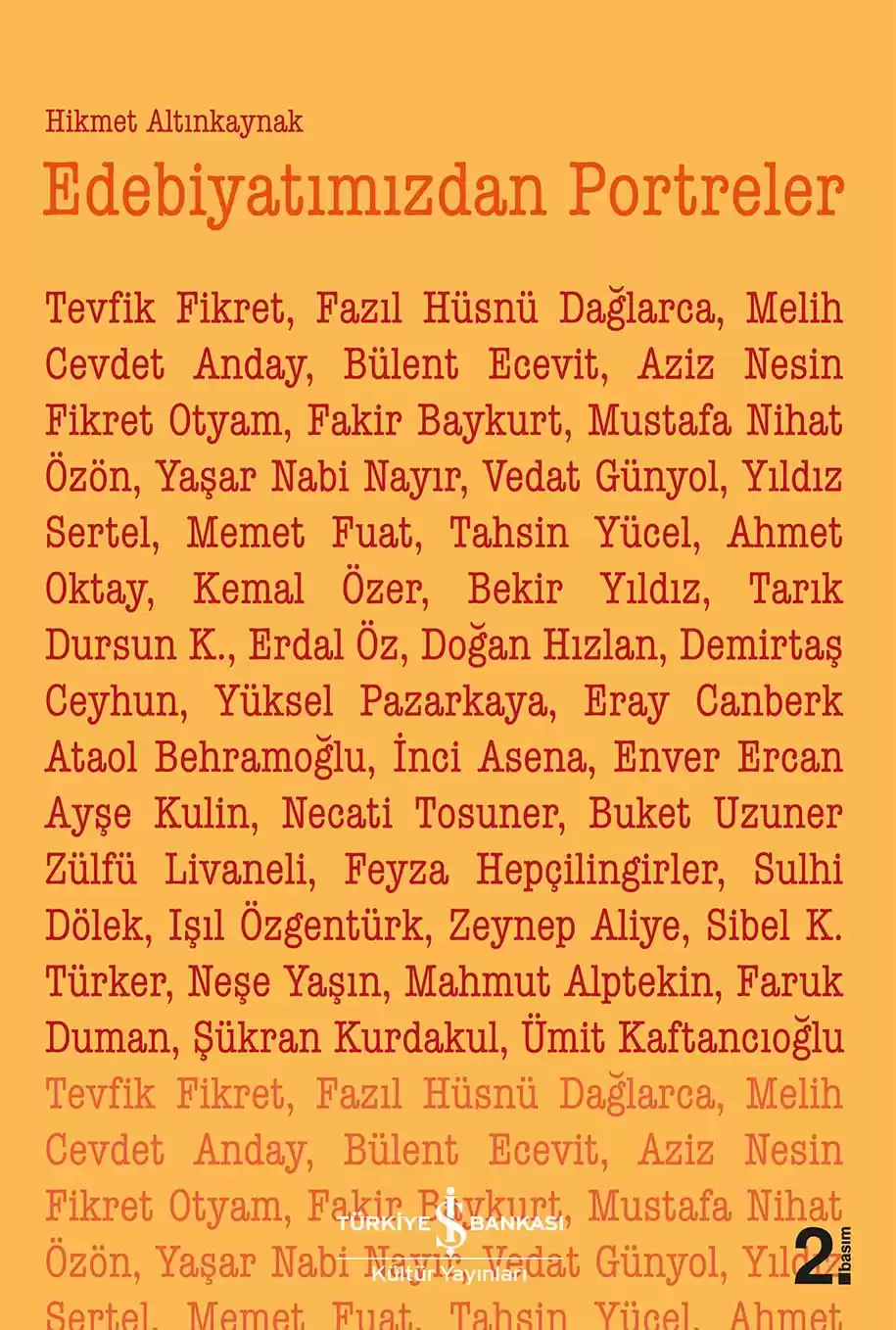 Edebiyatımızdan Portreler kapağı