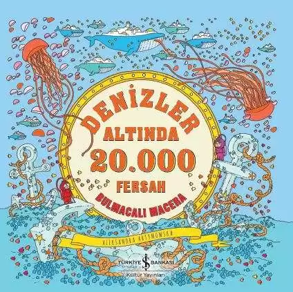 Denizler Altında 20.000 Fersah Bulmacalı Macera kapağı