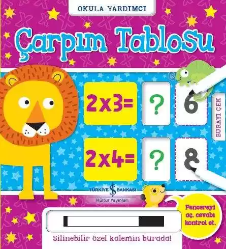 Çarpım Tablosu Okula Yardımcı (Silinebilir Kalemli) kapağı