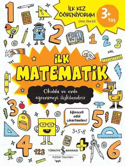 İlk Matematik 3+ İlk Kez Öğreniyorum kapağı