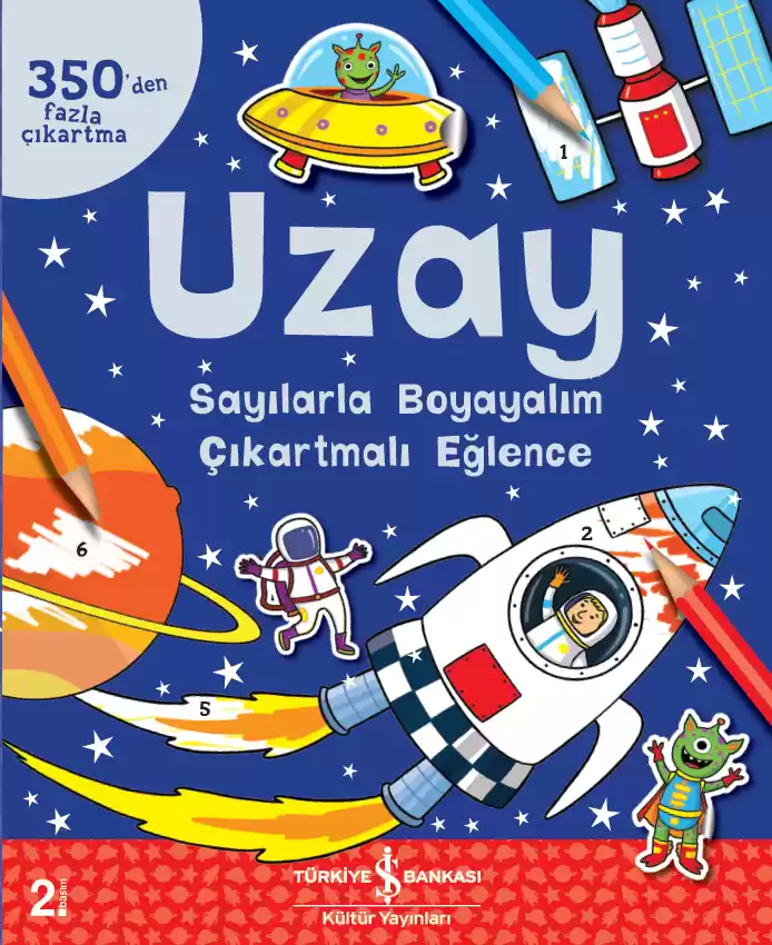 Uzay Sayılarla Boyayalım – Çıkartmalı Eğlence kapağı