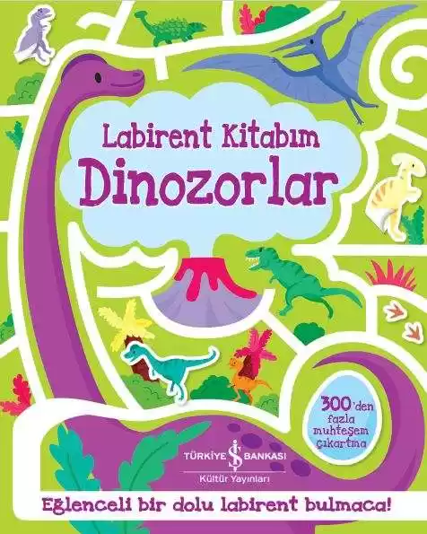 Labirent Kitabım Dinozorlar kapağı