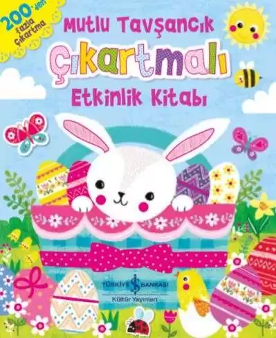 Mutlu Tavşancık  – Çıkartmalı Etkinlik Kitabı kapağı