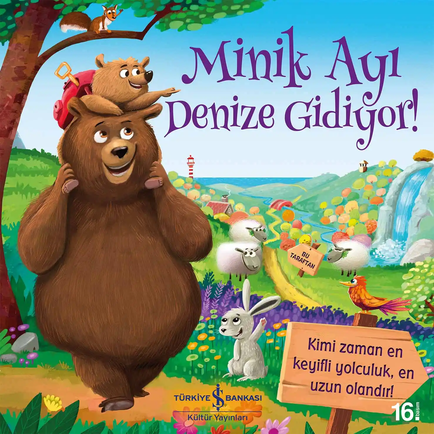 Minik Ayı Denize Gidiyor! kapağı