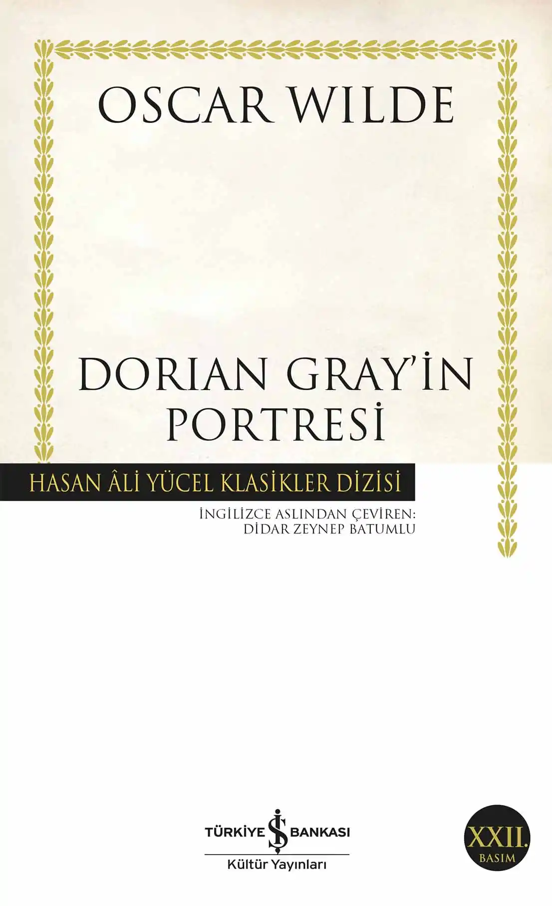 Dorian Gray’in Portresi kapağı