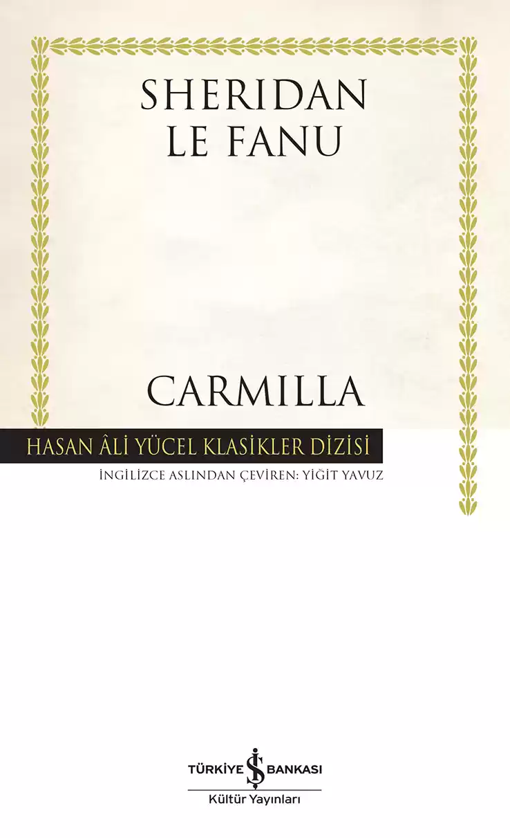 Carmilla – Ciltli kapağı
