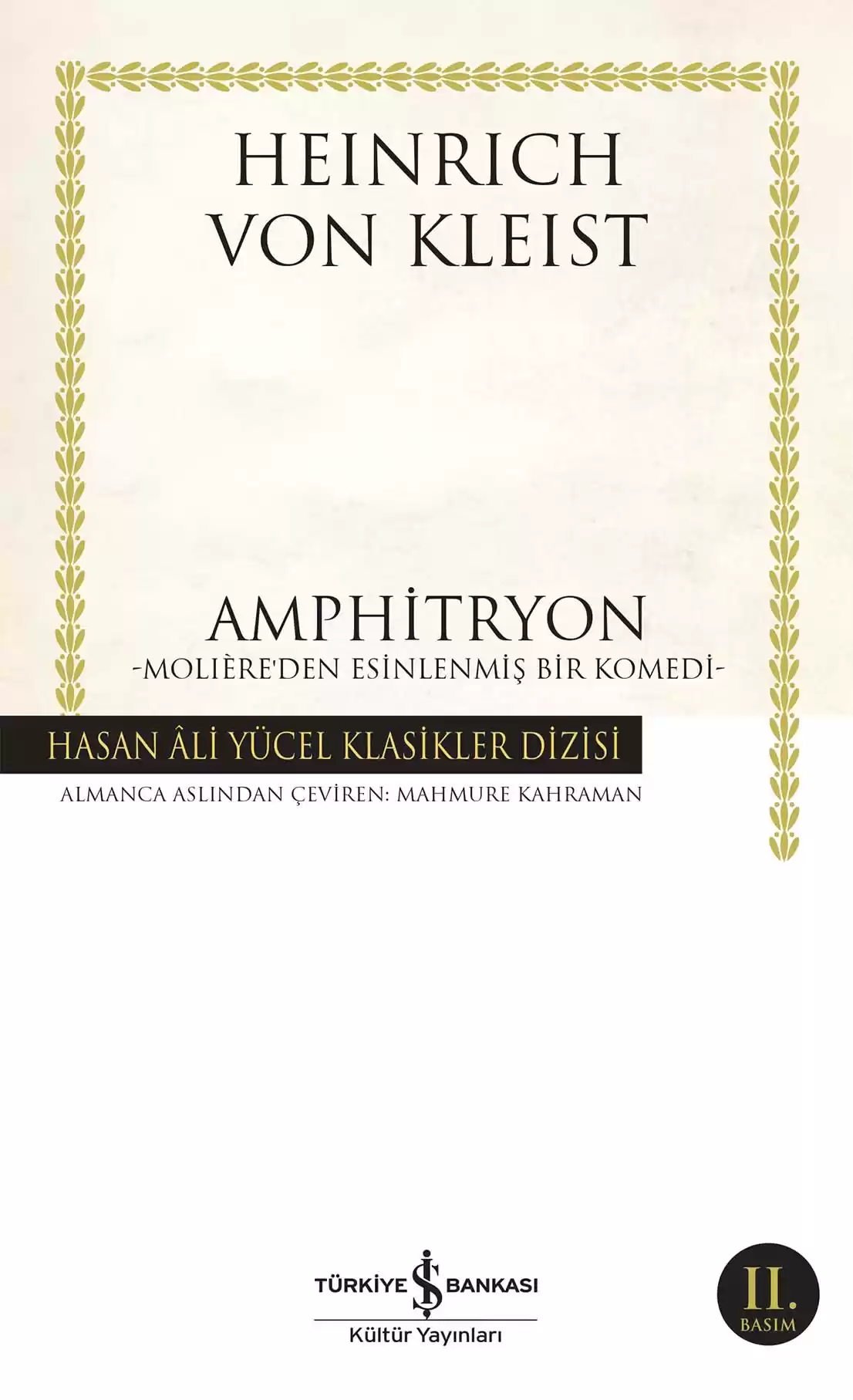 Amphitryon –Molière’den Esinlenmiş Bir Komedi- kapağı