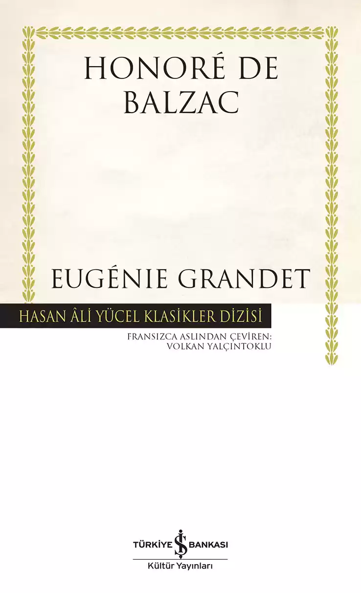 Eugénie Grandet – Ciltli kapağı