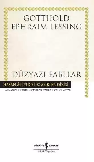 Düzyazı Fabllar – Ciltli kapağı