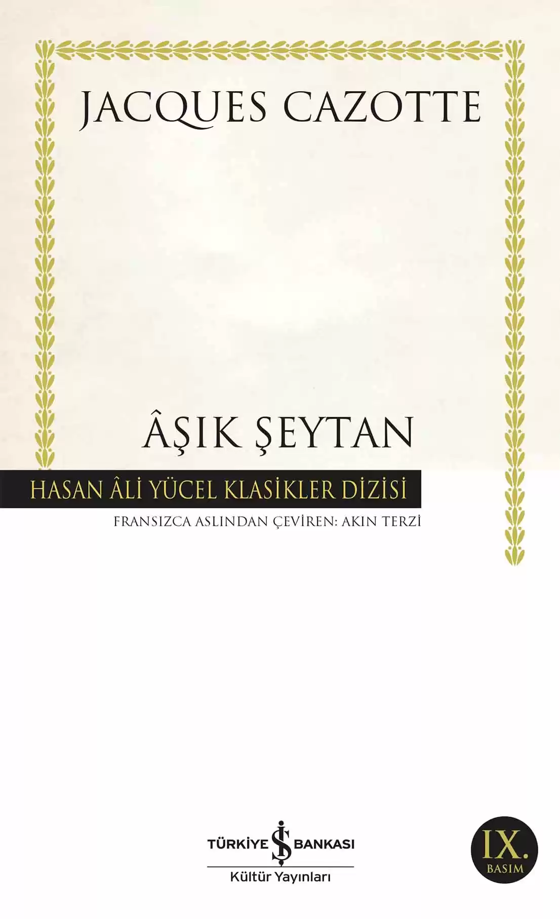 Âşık Şeytan kapağı