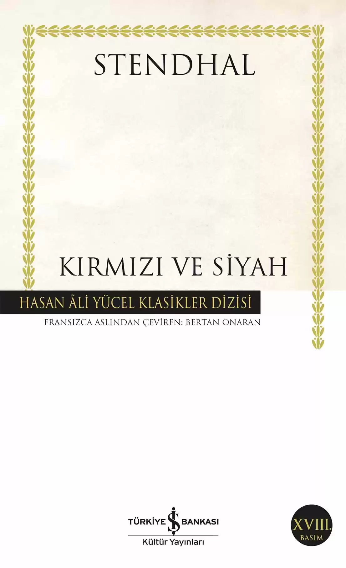 Kırmızı ve Siyah kapağı