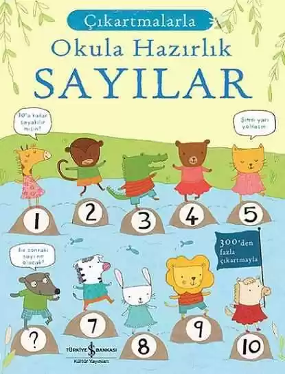 Çıkartmalarla Okula Hazırlık – Sayılar kapağı