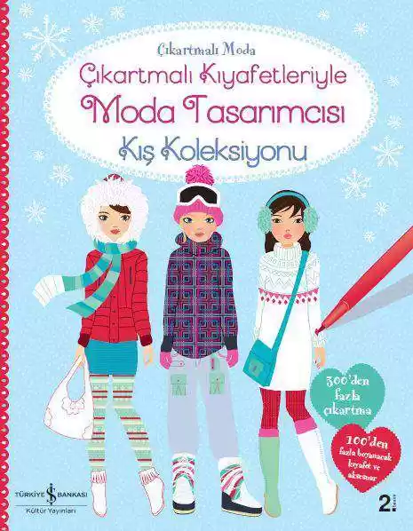 Çıkartmalı Kıyafetleriyle Moda Tasarımcısı Kış Koleksiyonu kapağı