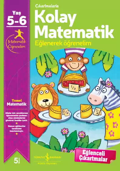 Çıkartmalarla Kolay Matematik 5 – 6 Yaş kapağı