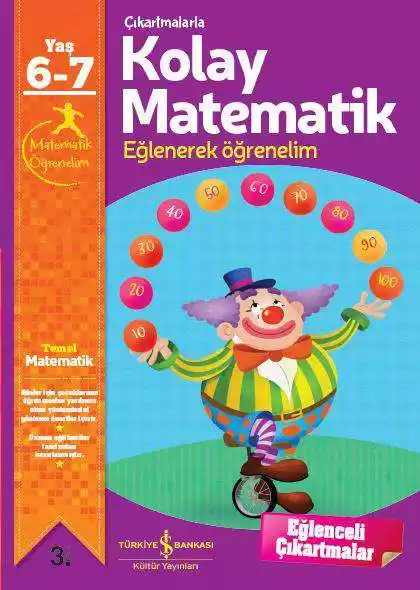 Çıkartmalarla Kolay Matematik 6 – 7 Yaş kapağı
