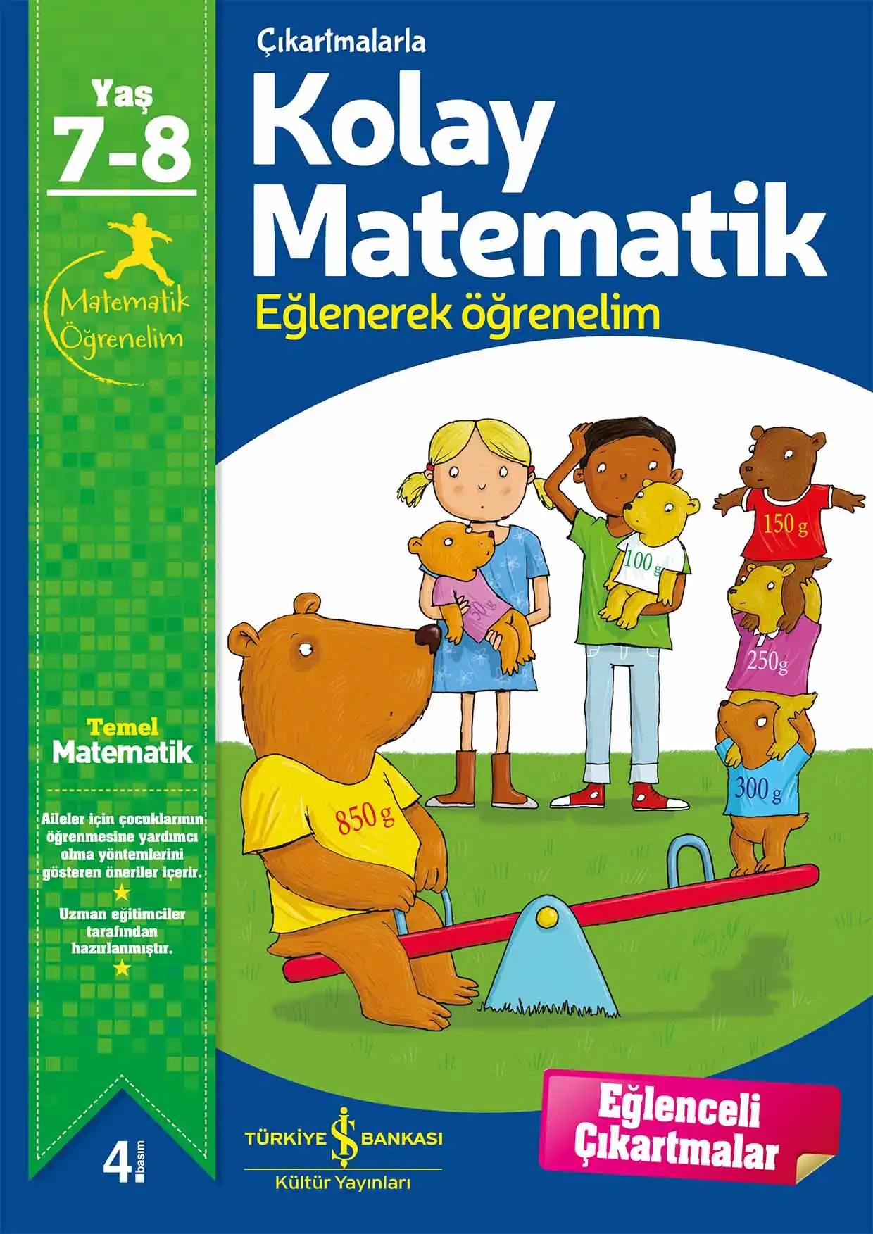 Çıkartmalarla Kolay Matematik 7 – 8 Yaş kapağı