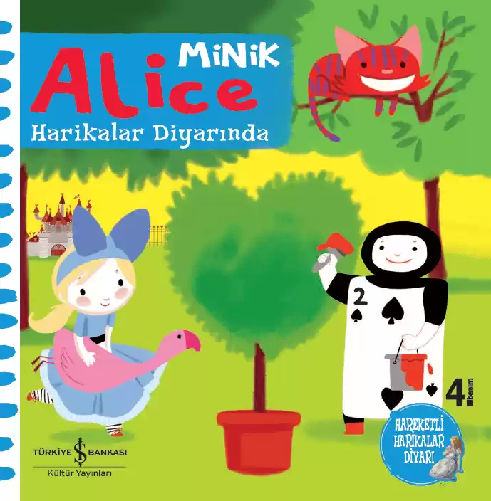 Hareketli Minik Alice Harikalar Diyarında kapağı