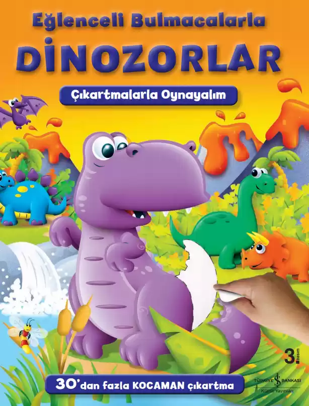 Eğlenceli Bulmacalarla Dinozorlar kapağı