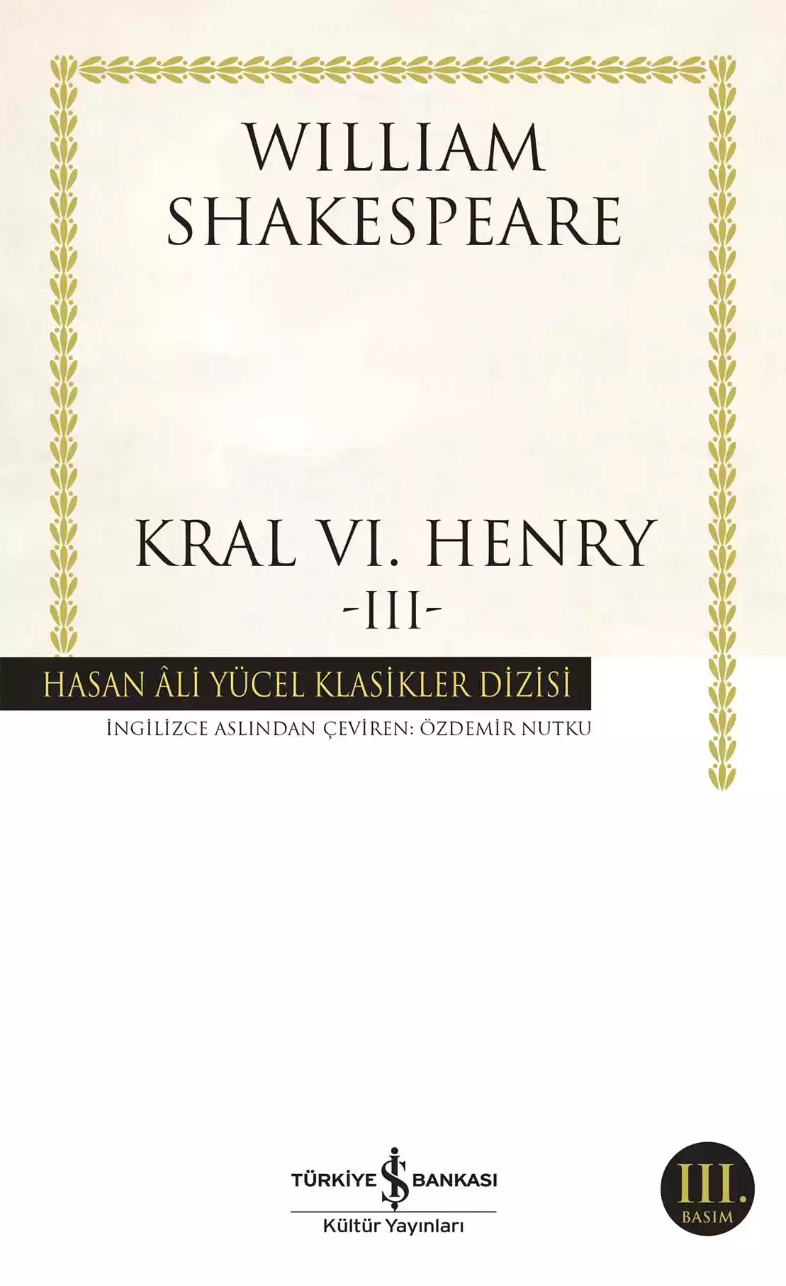 Kral VI. Henry – III – kapağı
