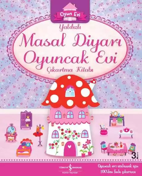 Yaldızlı Masal Diyarı Oyuncak Evi Çıkartma Kitabı kapağı