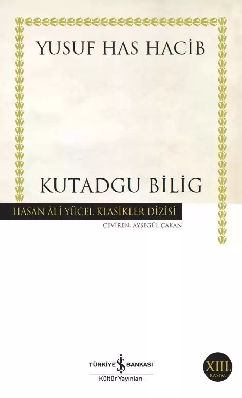 Kutadgu Bilig kapağı