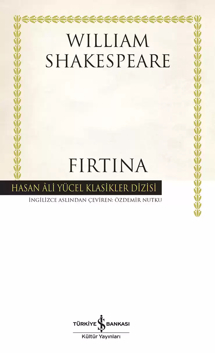 Fırtına – Ciltli kapağı