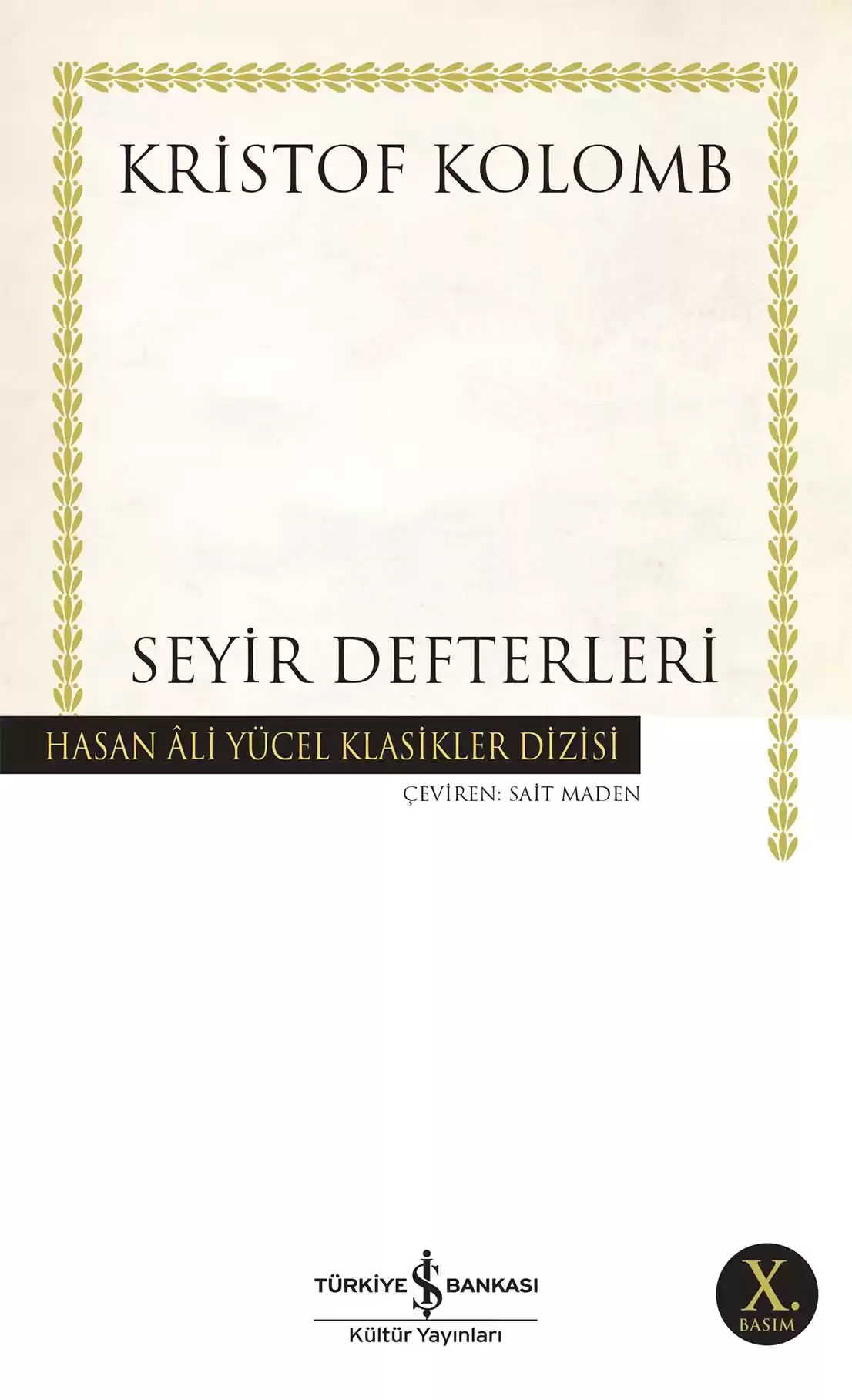 Seyir Defterleri kapağı