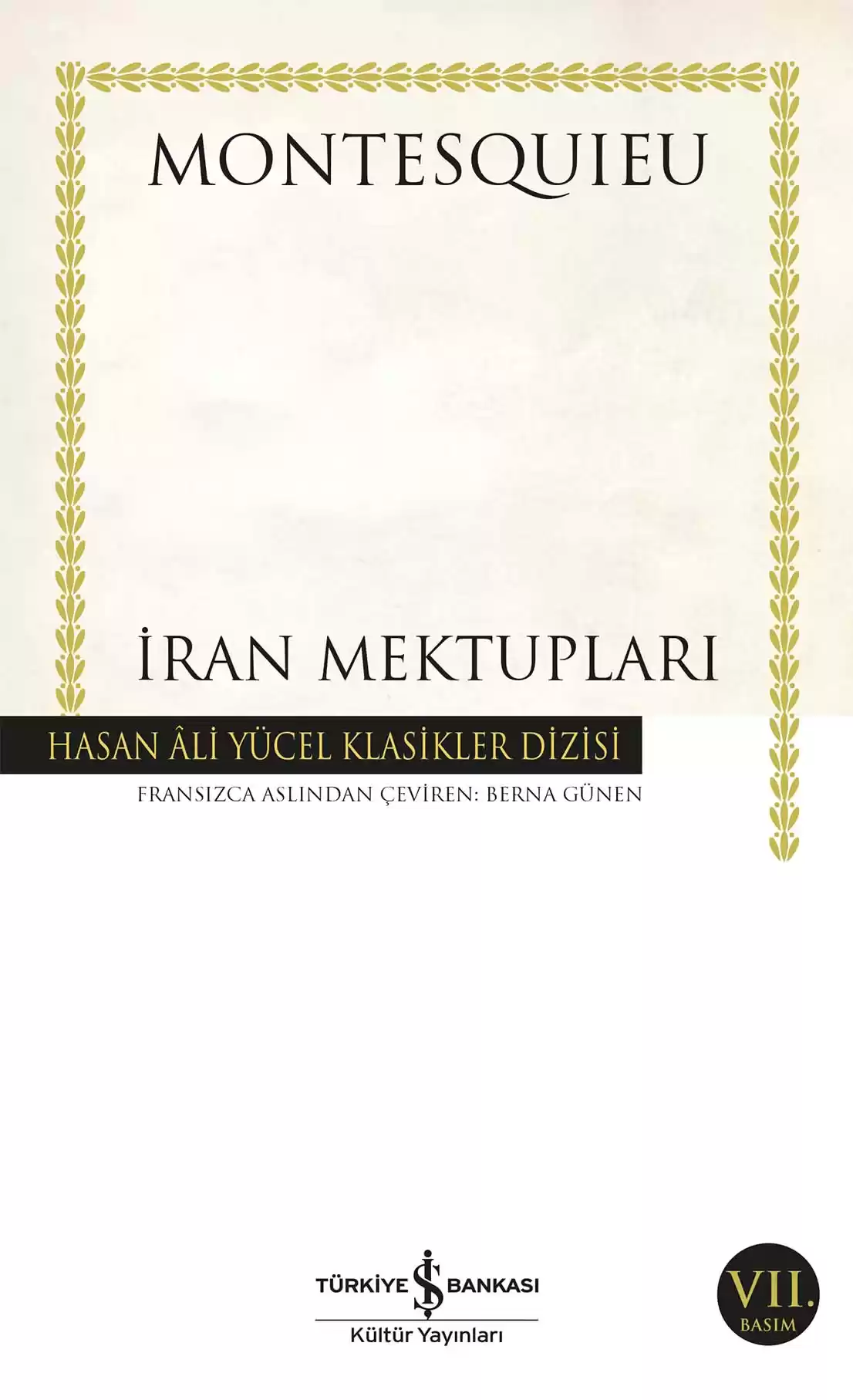İran Mektupları kapağı