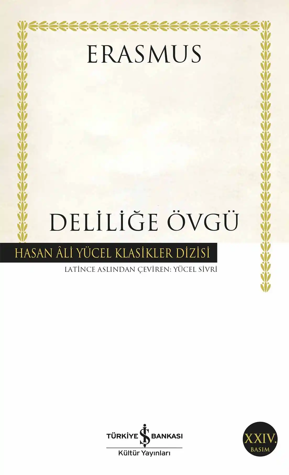 Deliliğe Övgü kapağı
