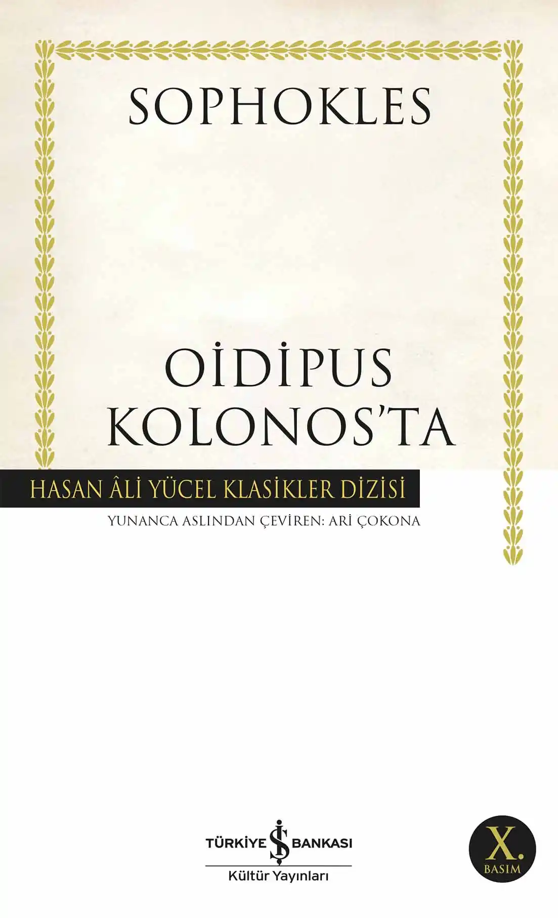 Oidipus Kolonos’ta kapağı