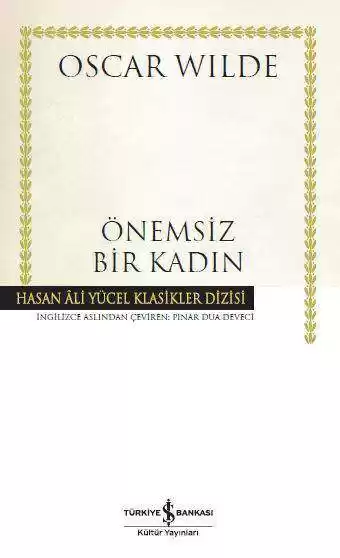 Önemsiz Bir Kadın – Ciltli kapağı