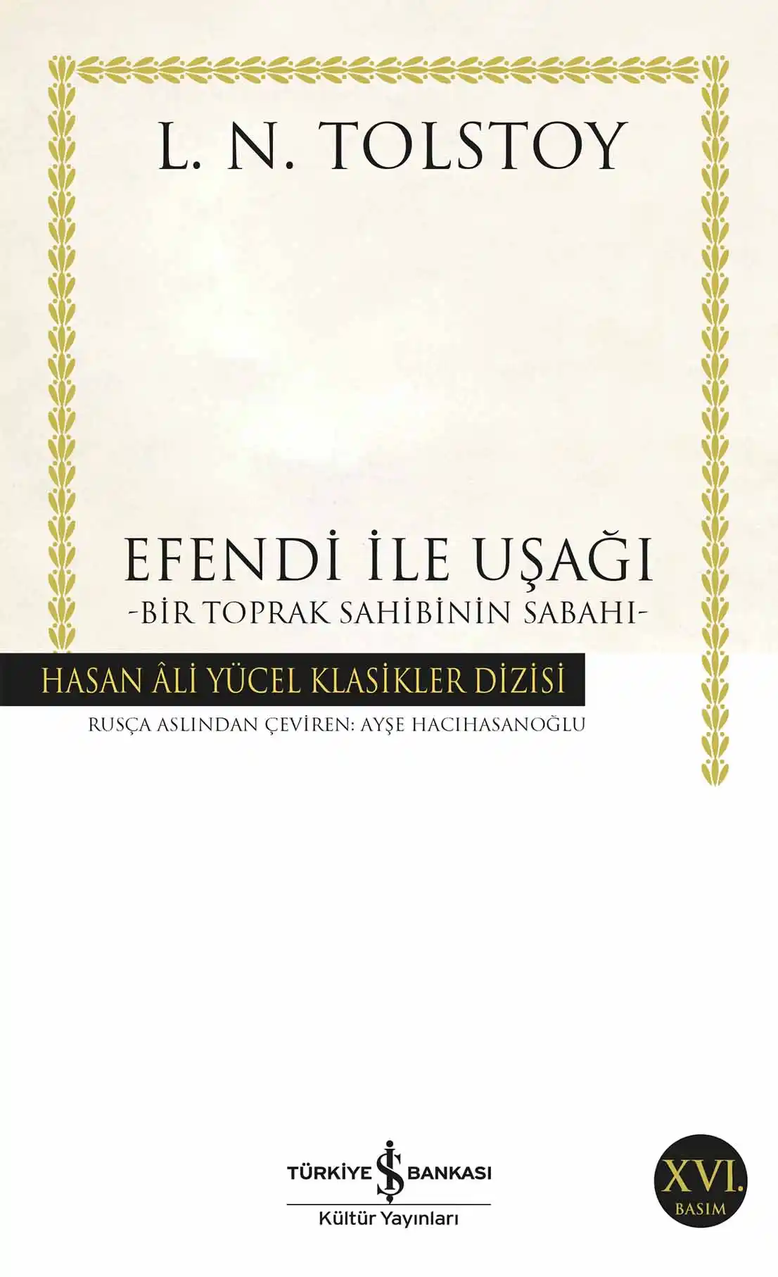 Efendi ile Uşağı – Bir Toprak Sahibinin Sabahı – kapağı