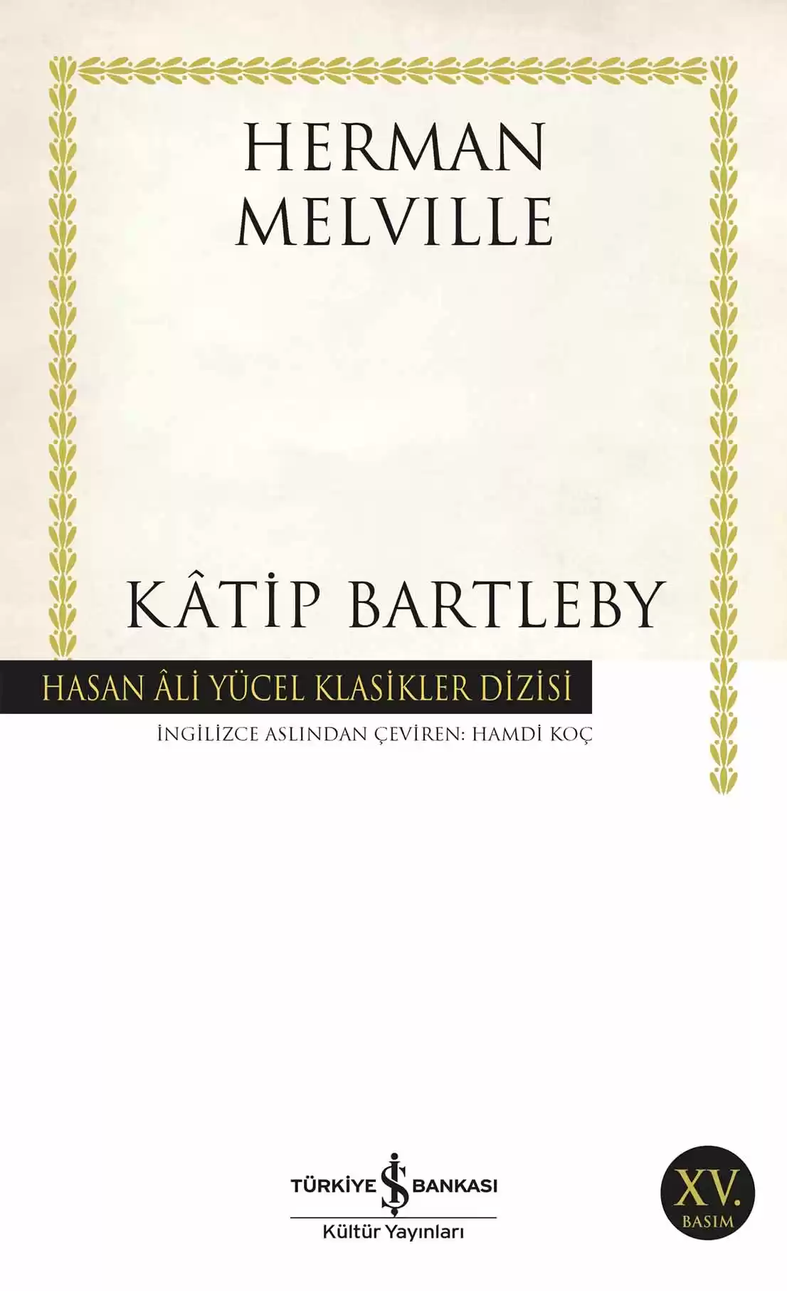 Kâtip Bartleby kapağı